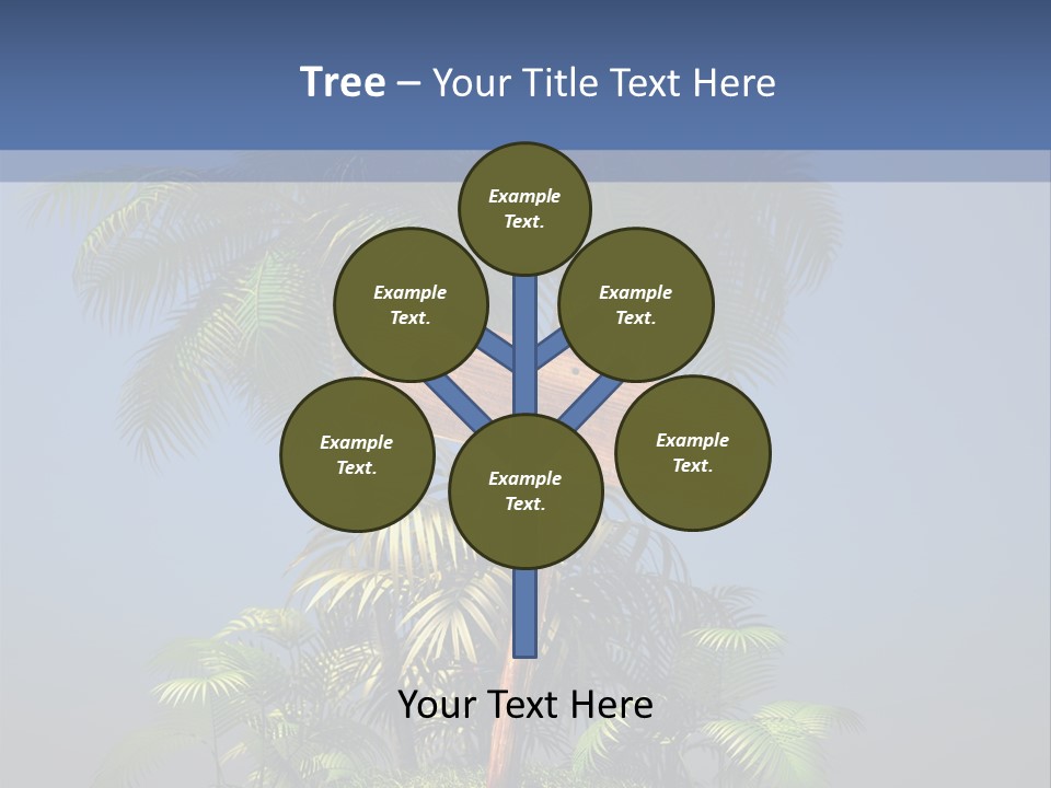 Tree Flying Dinosaur Prehistoric PowerPoint Template