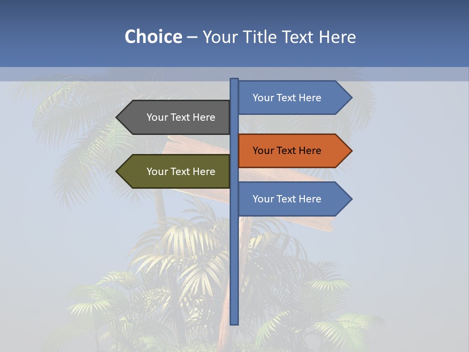 Tree Flying Dinosaur Prehistoric PowerPoint Template