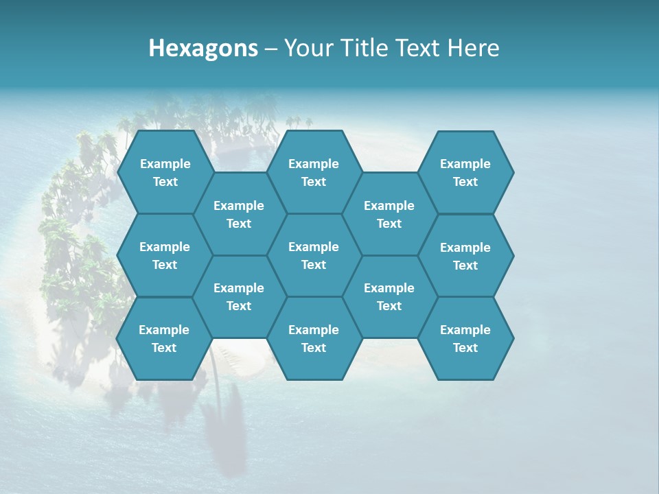 Sunshine Background Island PowerPoint Template