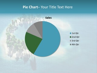 Sunshine Background Island PowerPoint Template