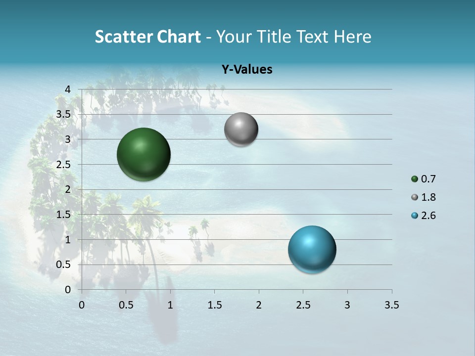 Sunshine Background Island PowerPoint Template