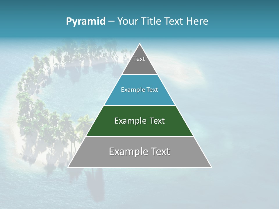 Sunshine Background Island PowerPoint Template