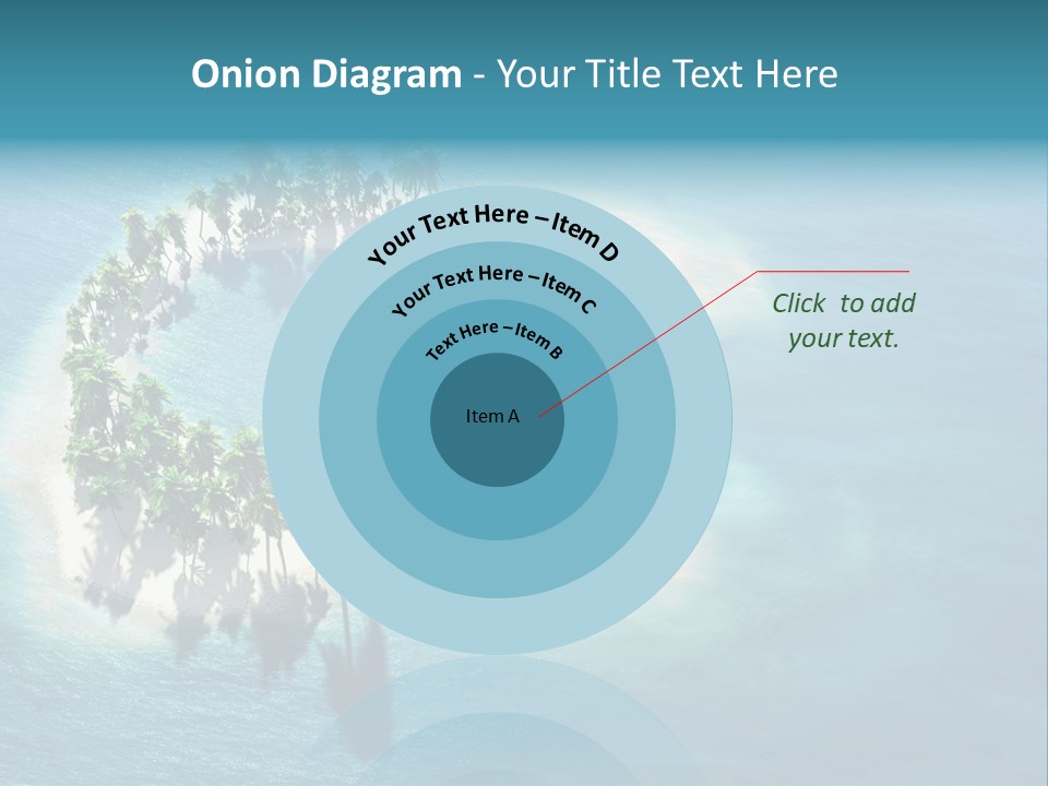 Sunshine Background Island PowerPoint Template