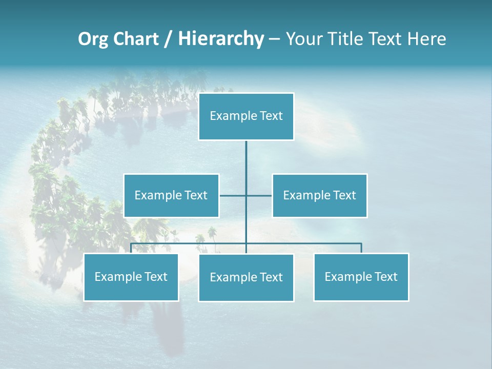 Sunshine Background Island PowerPoint Template