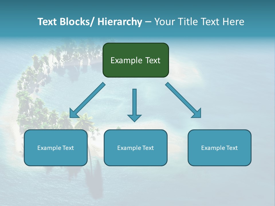 Sunshine Background Island PowerPoint Template