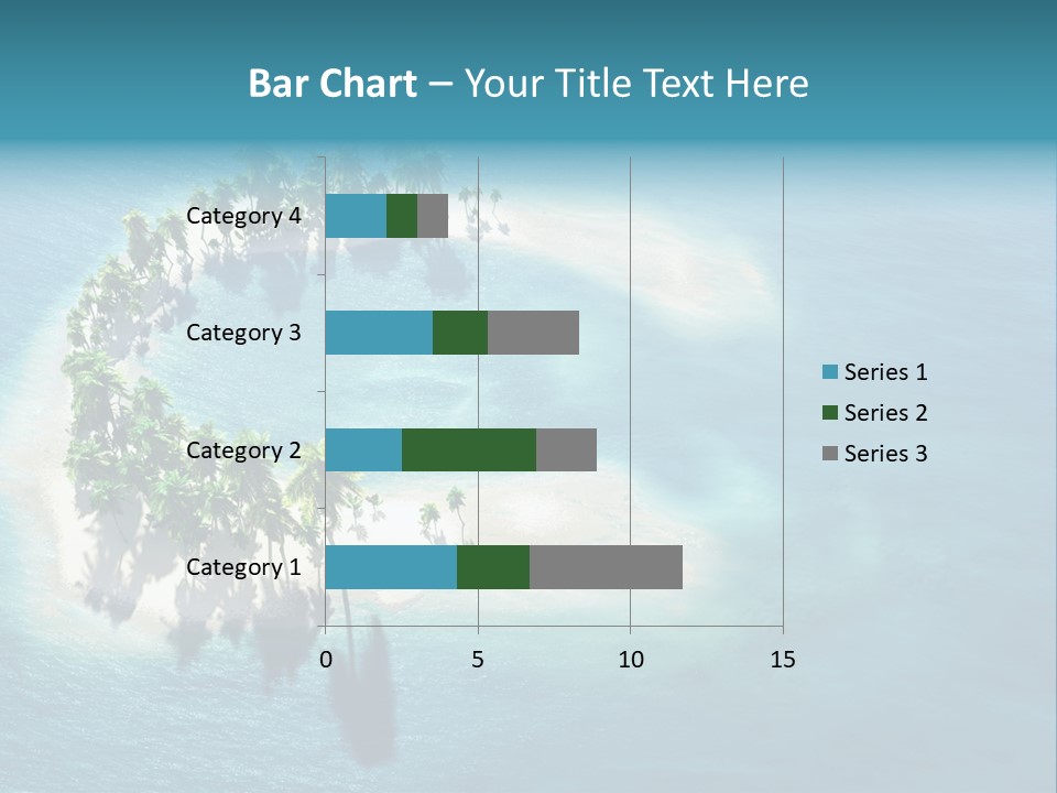 Sunshine Background Island PowerPoint Template