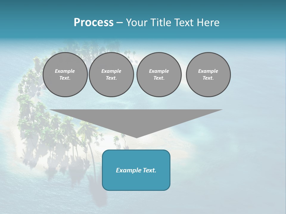Sunshine Background Island PowerPoint Template