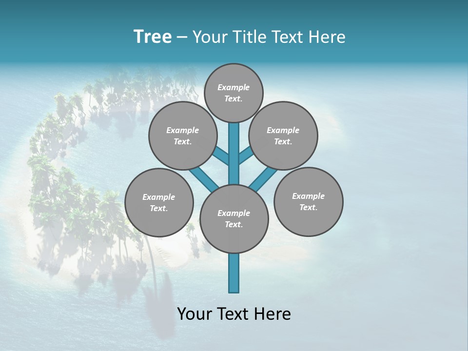 Sunshine Background Island PowerPoint Template