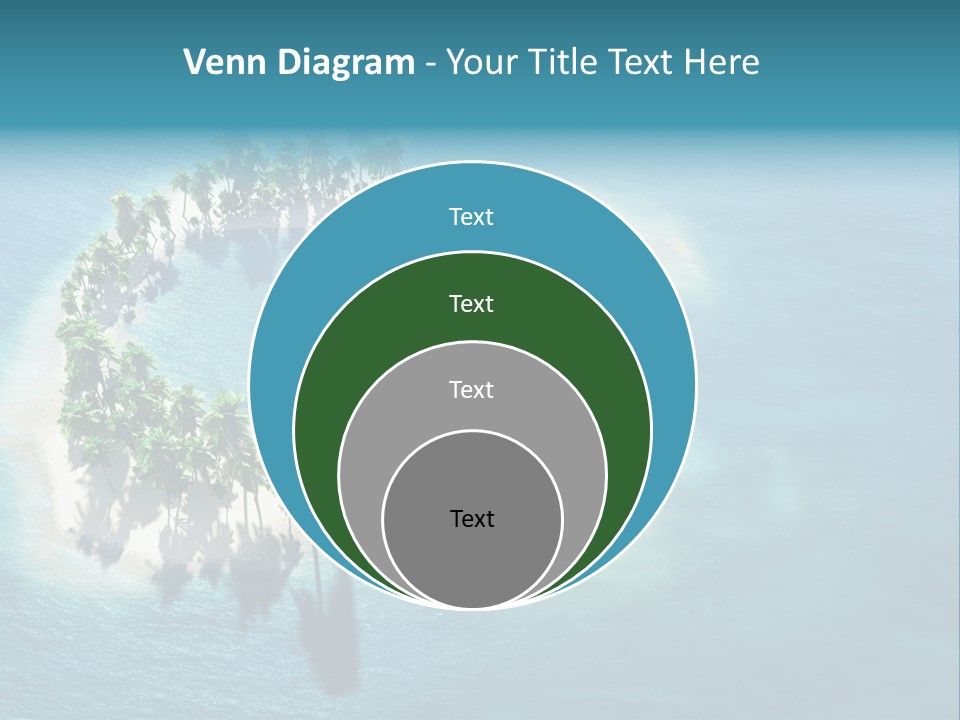 Sunshine Background Island PowerPoint Template
