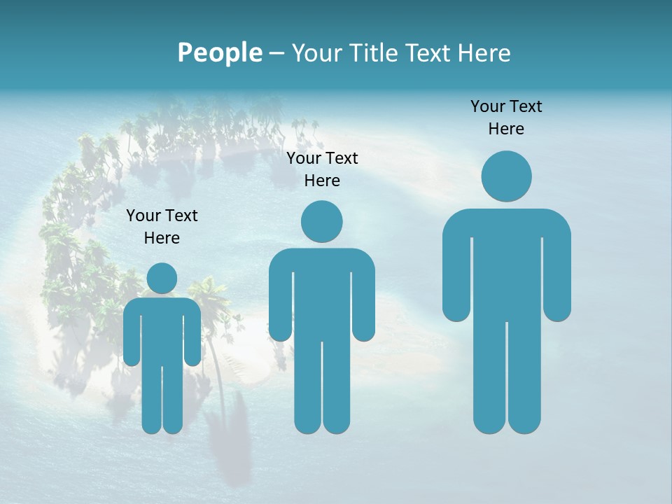 Sunshine Background Island PowerPoint Template