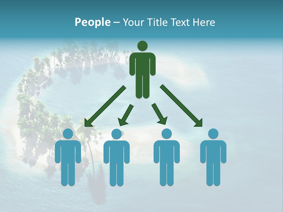 Sunshine Background Island PowerPoint Template