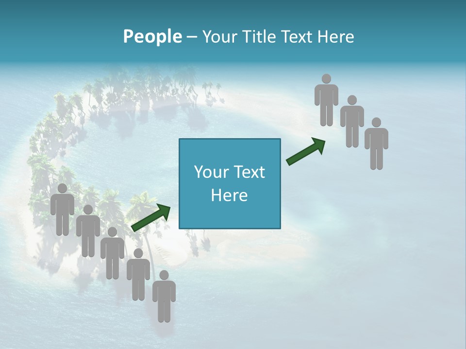 Sunshine Background Island PowerPoint Template