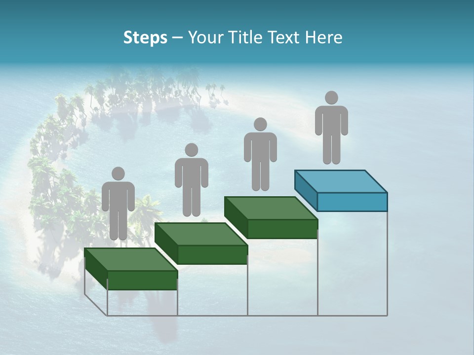 Sunshine Background Island PowerPoint Template