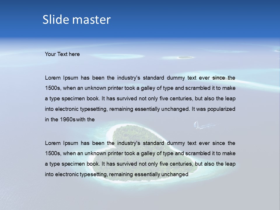 Desertico Esotiche Cuore PowerPoint Template