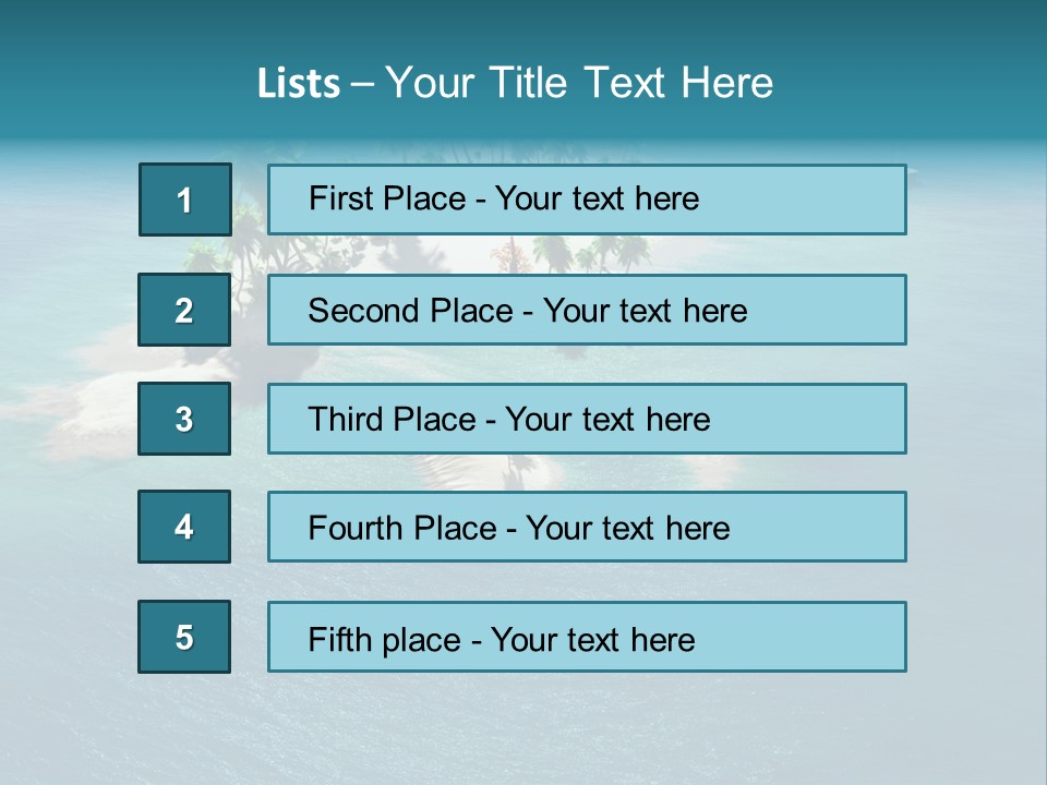 Scenic Reef Ocean PowerPoint Template