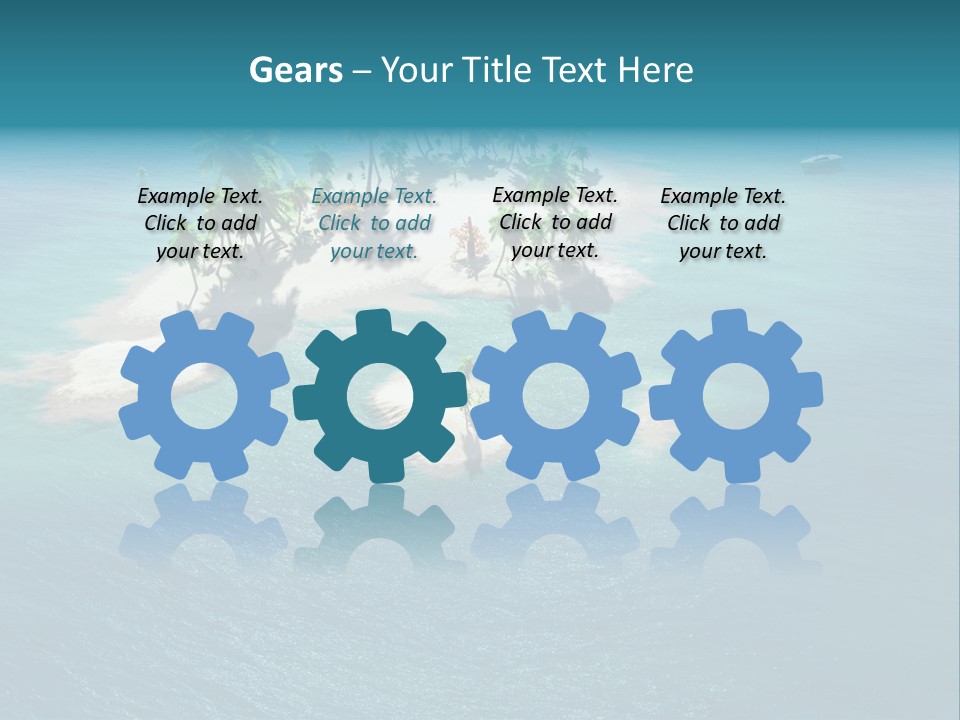 Scenic Reef Ocean PowerPoint Template