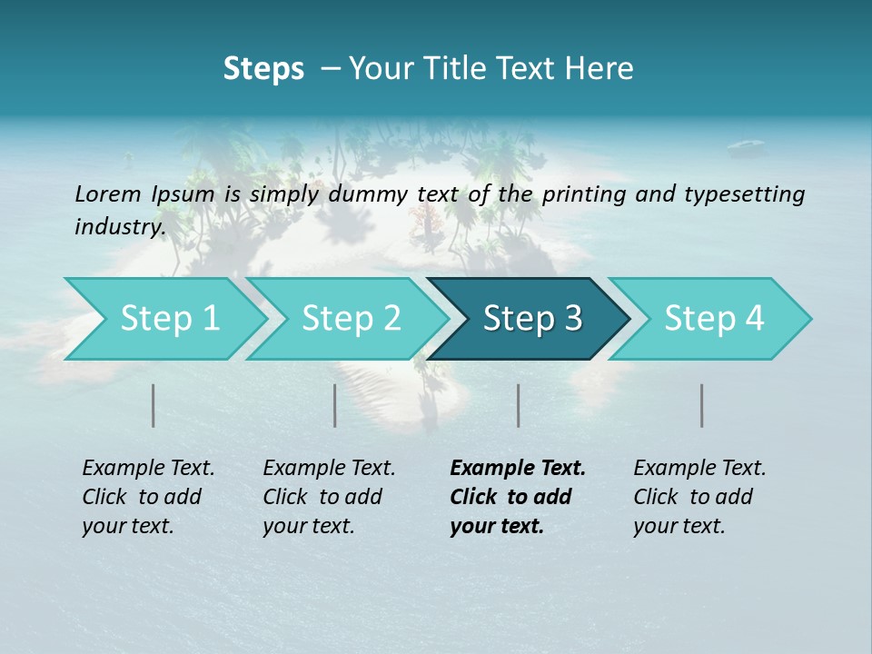 Scenic Reef Ocean PowerPoint Template