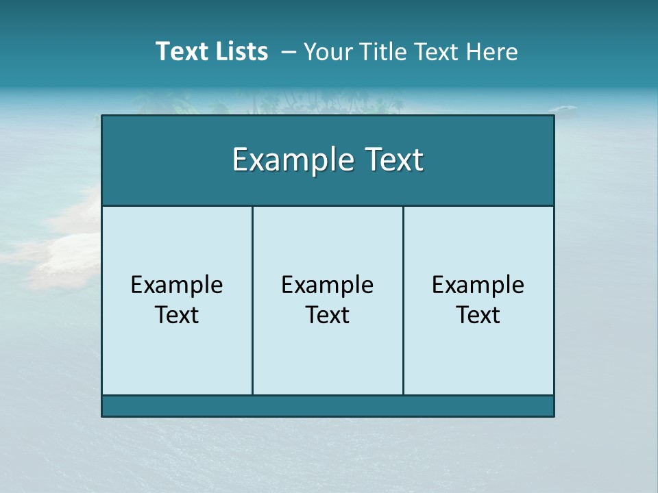 Scenic Reef Ocean PowerPoint Template