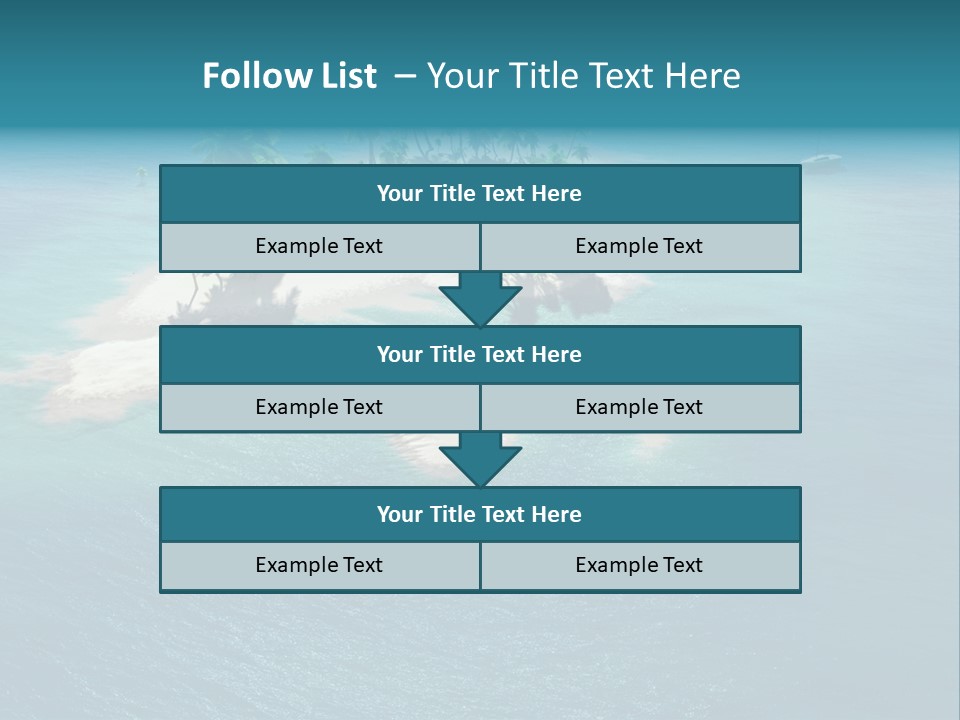 Scenic Reef Ocean PowerPoint Template