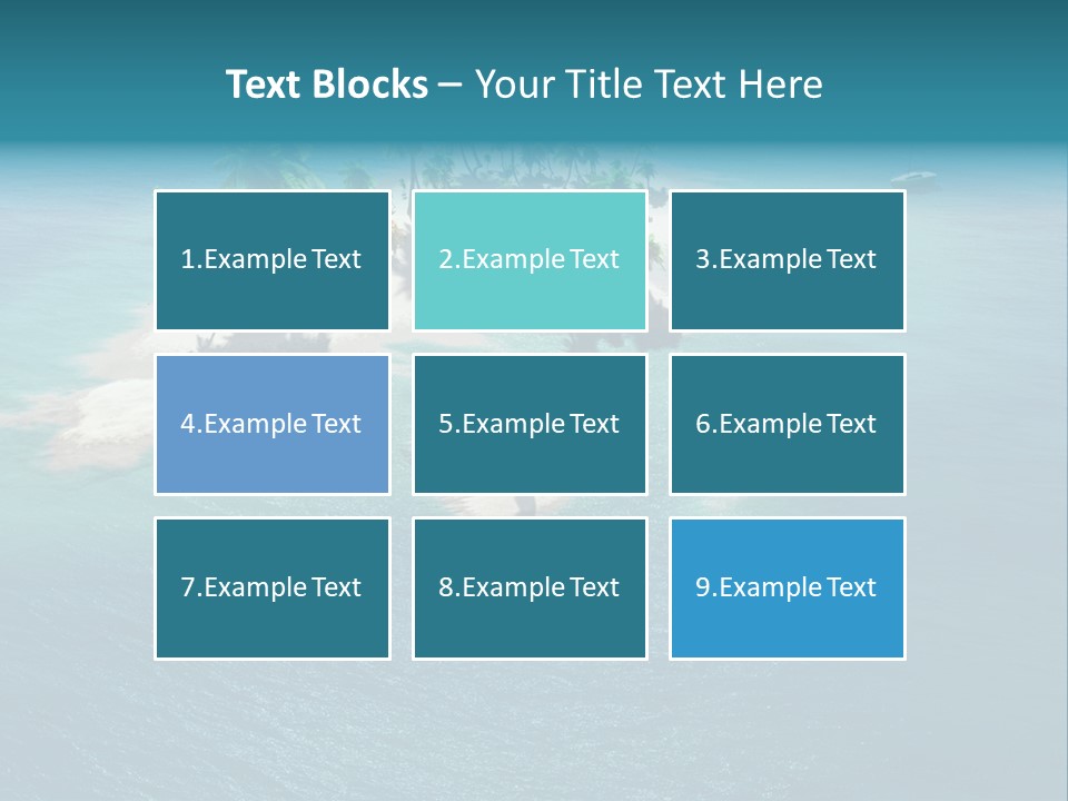 Scenic Reef Ocean PowerPoint Template