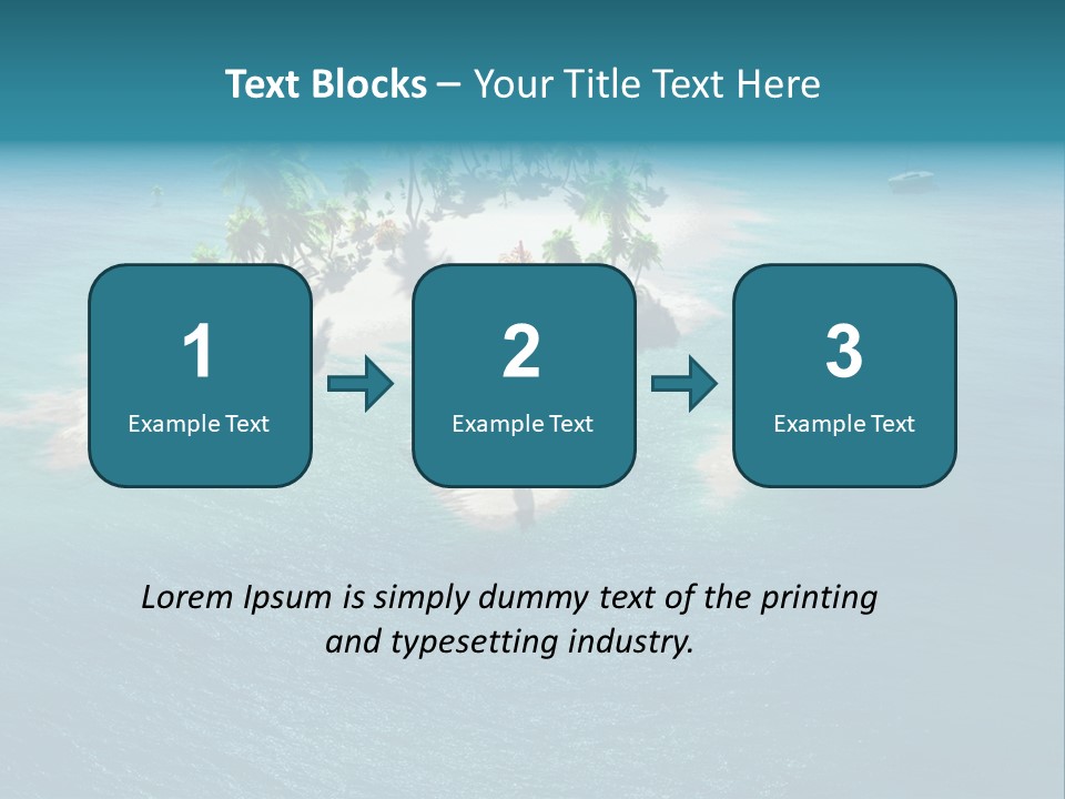 Scenic Reef Ocean PowerPoint Template