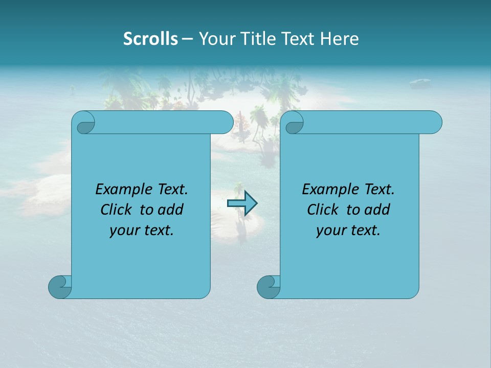 Scenic Reef Ocean PowerPoint Template