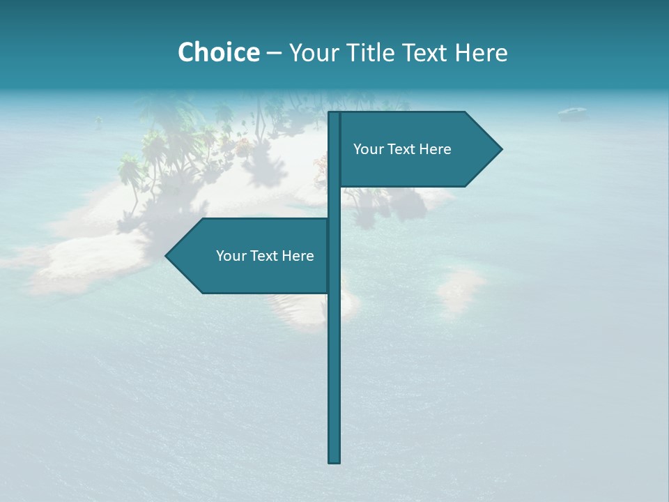 Scenic Reef Ocean PowerPoint Template
