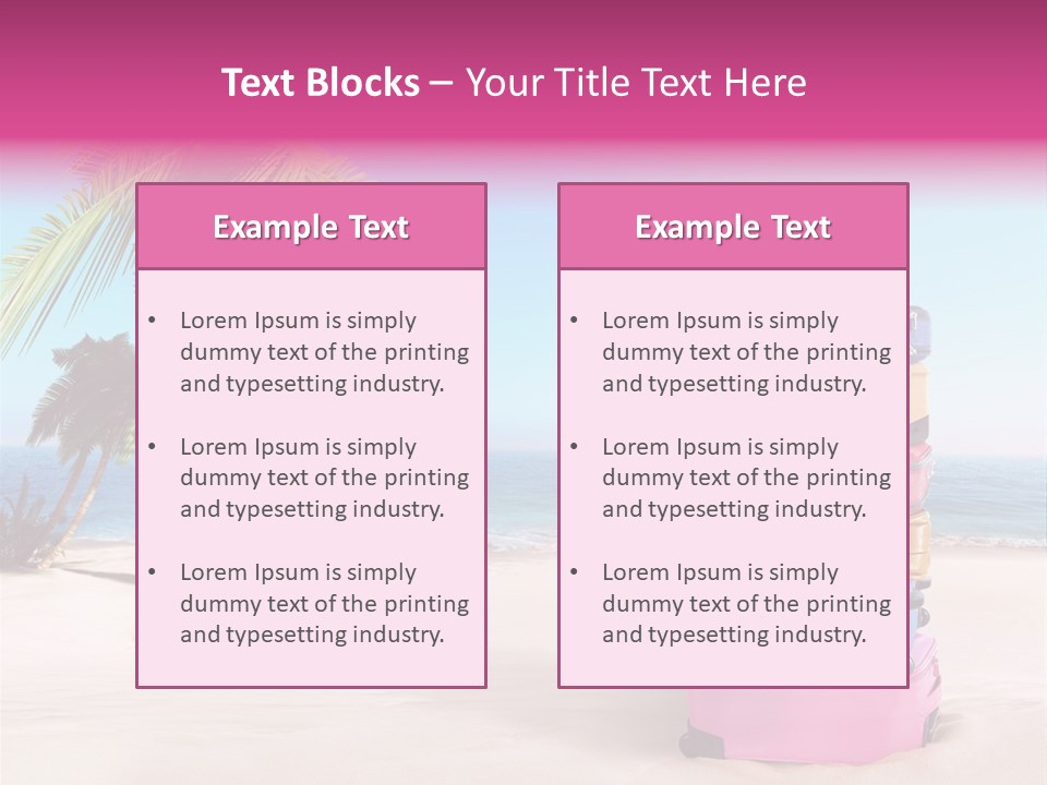 Marine Water Case PowerPoint Template
