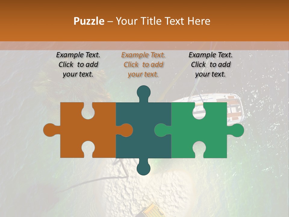 Beauty Reef View PowerPoint Template