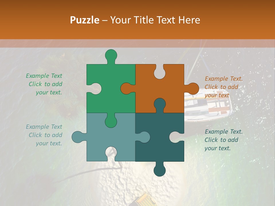 Beauty Reef View PowerPoint Template