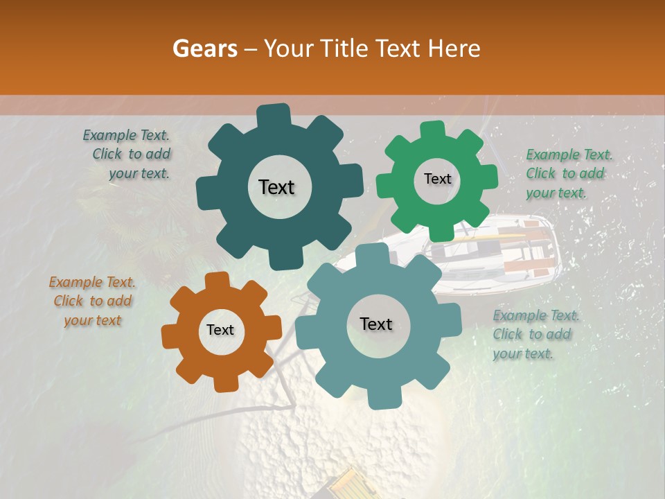 Beauty Reef View PowerPoint Template