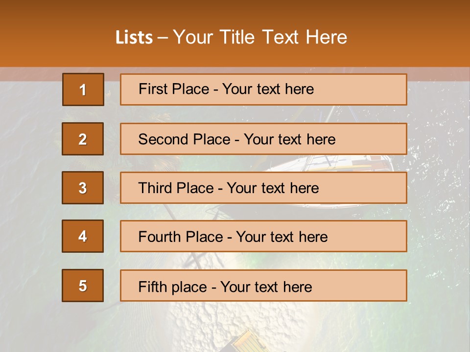 Beauty Reef View PowerPoint Template