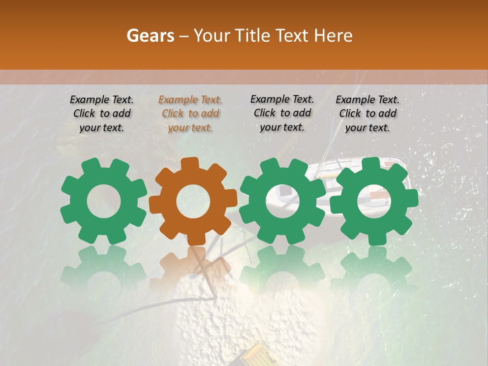 Beauty Reef View PowerPoint Template