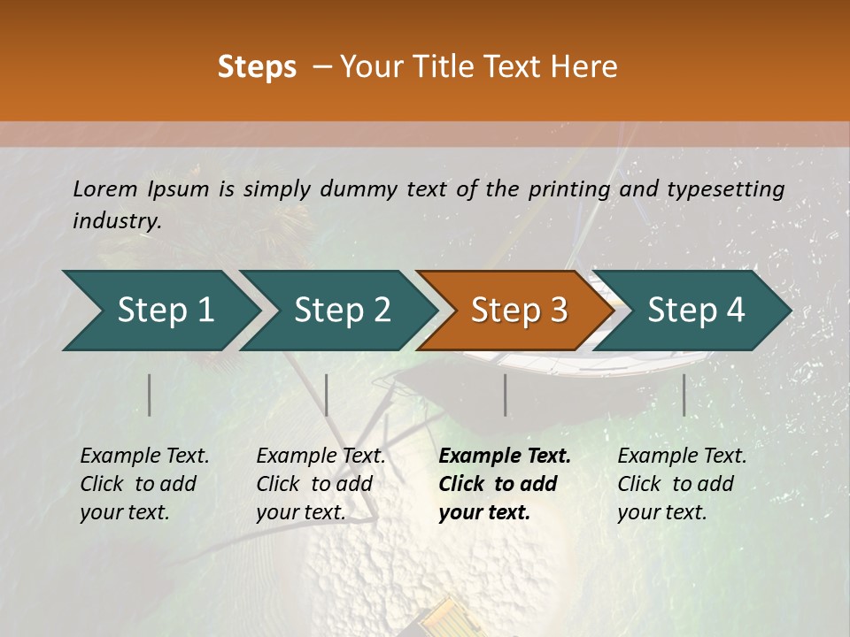 Beauty Reef View PowerPoint Template