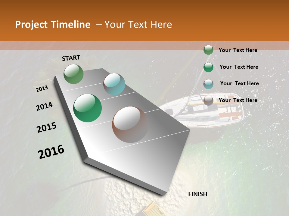 Beauty Reef View PowerPoint Template