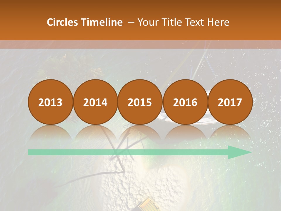 Beauty Reef View PowerPoint Template