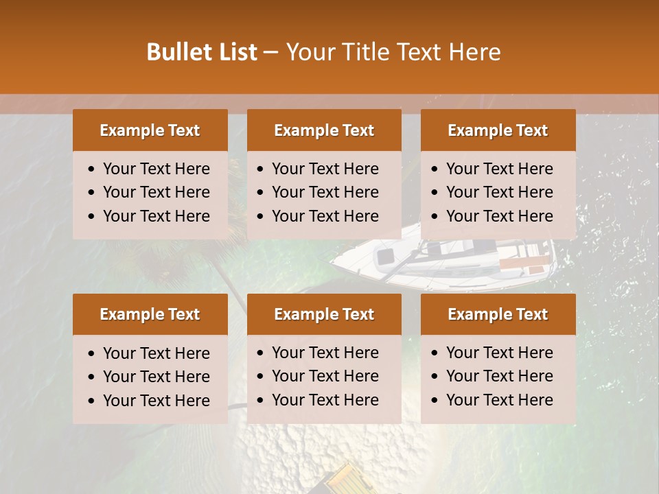 Beauty Reef View PowerPoint Template