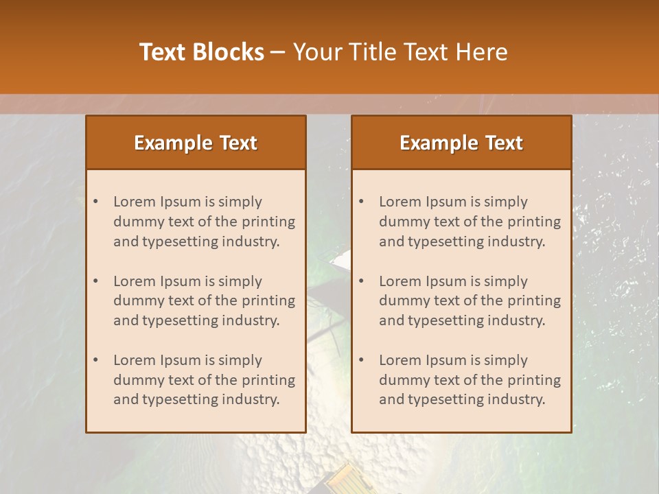 Beauty Reef View PowerPoint Template