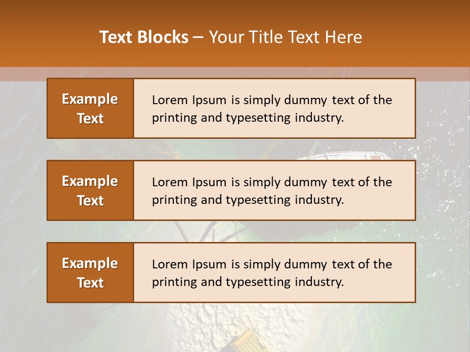 Beauty Reef View PowerPoint Template