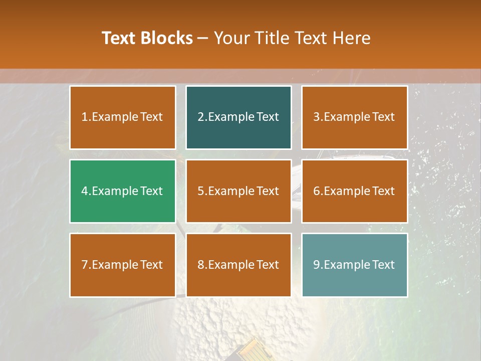 Beauty Reef View PowerPoint Template