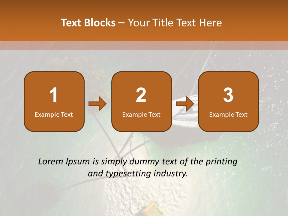 Beauty Reef View PowerPoint Template