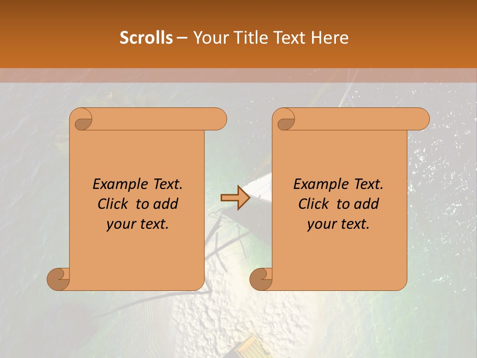 Beauty Reef View PowerPoint Template