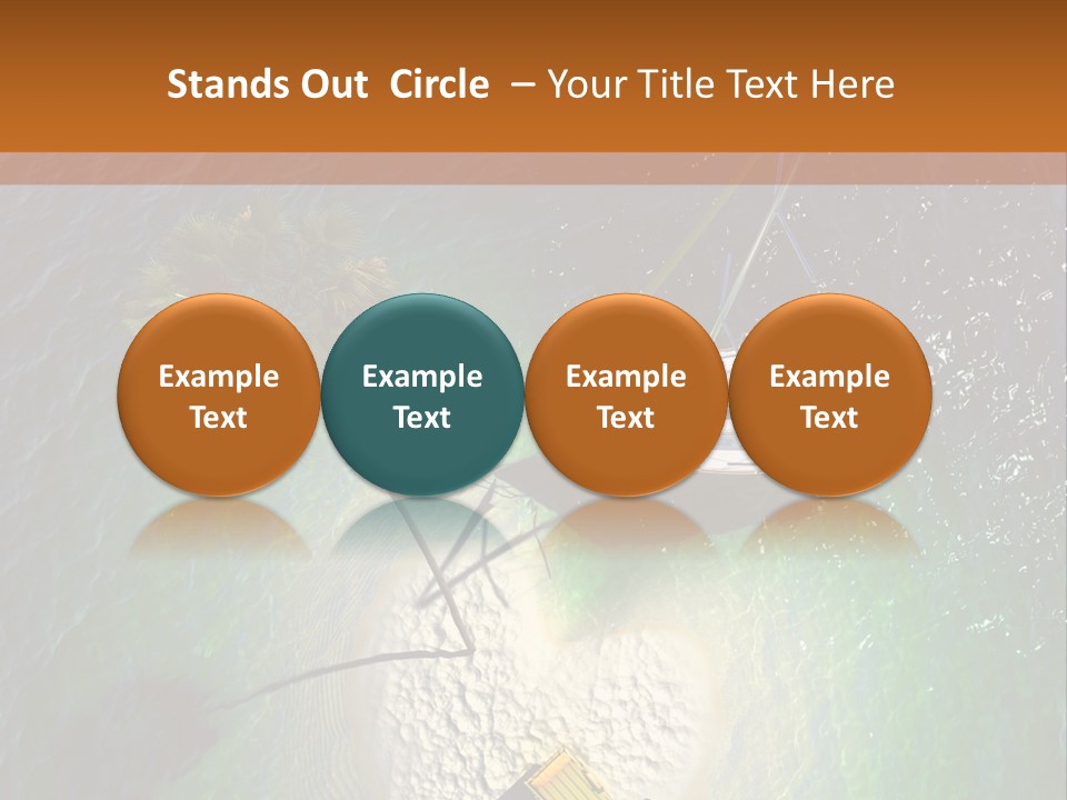 Beauty Reef View PowerPoint Template