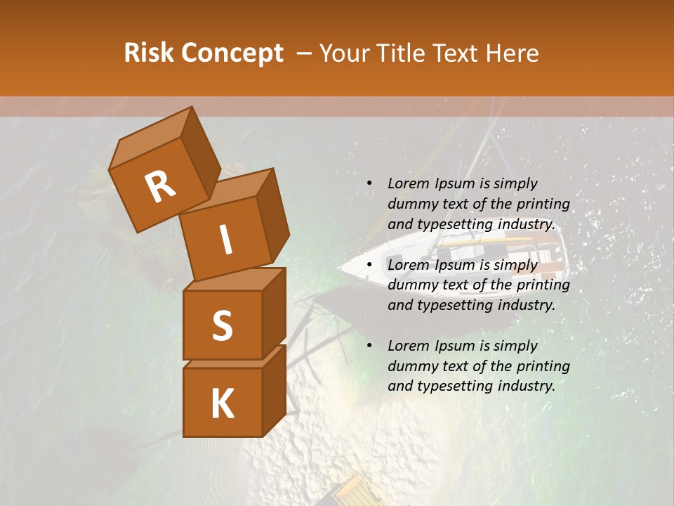 Beauty Reef View PowerPoint Template