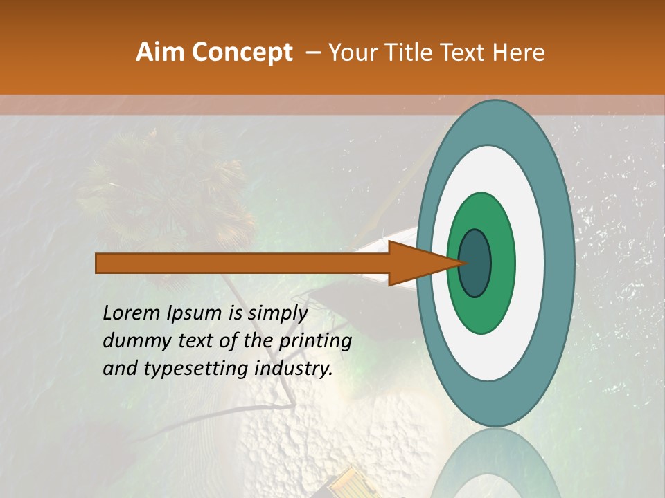 Beauty Reef View PowerPoint Template