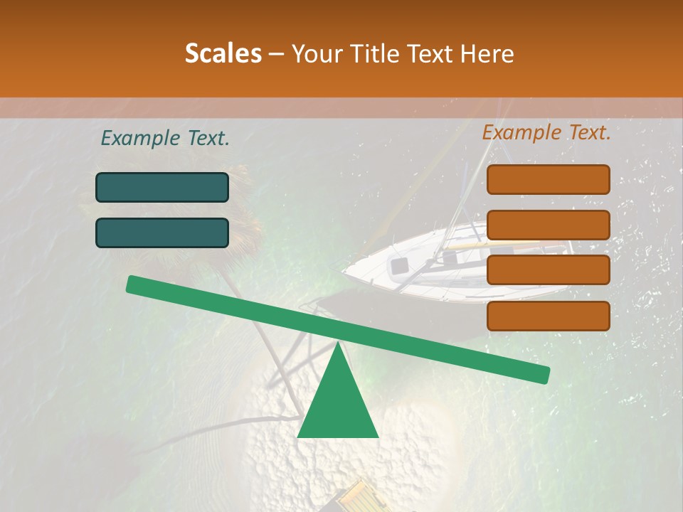 Beauty Reef View PowerPoint Template