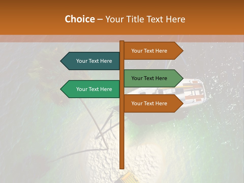 Beauty Reef View PowerPoint Template