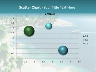 Seashore Maldives Sky PowerPoint Template