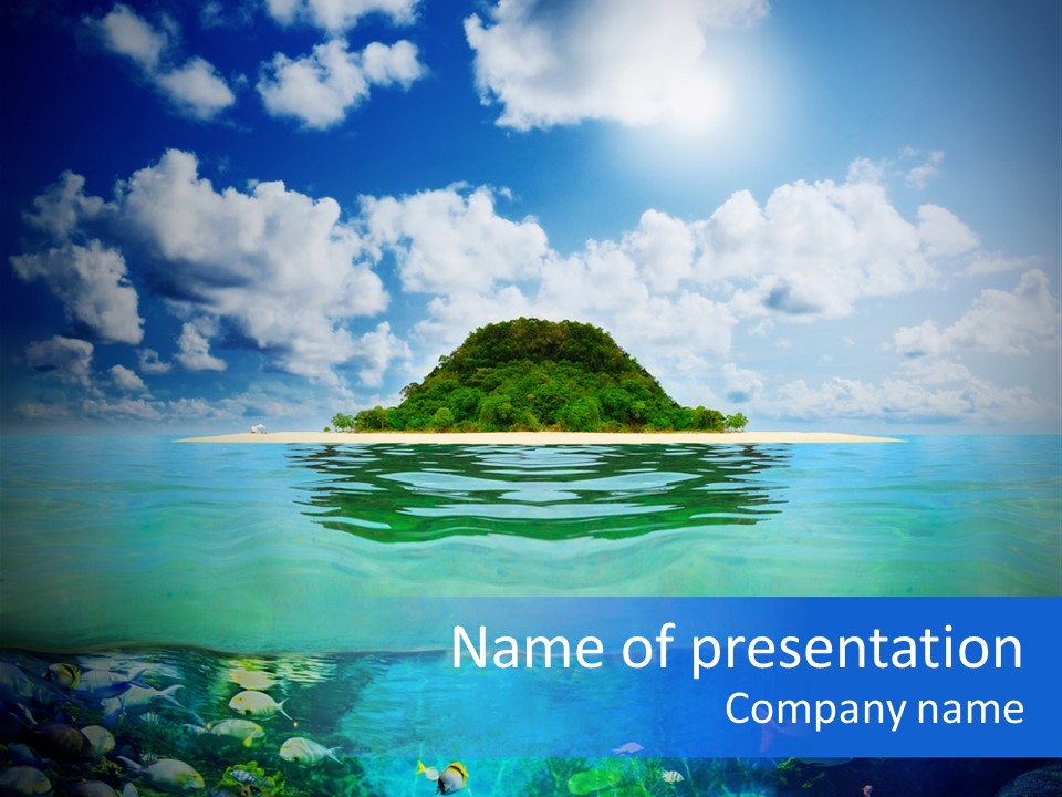 Landscape Nature Marine PowerPoint Template