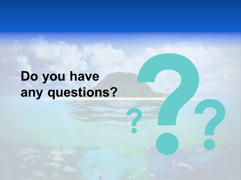 Landscape Nature Marine PowerPoint Template